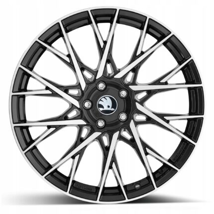 NOWE ALUFELGI 18" SKODA Karoq NU Octavia 1Z 5E NX Superb 3T - CZARNY POLER