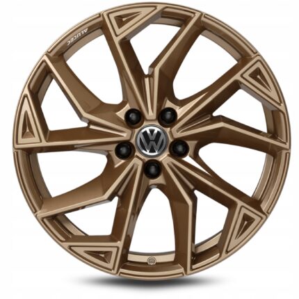 NOWE ALUFELGI 18" VW BEETLE CADDY PASSAT T-ROC TIGUAN GOLF - BRĄZ