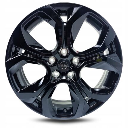 NOWE Alufelgi NISSAN 18" Juke F16 QASHQAI J11 J12 - CZARNY POŁYSK