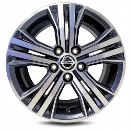 NOWE Alufelgi NISSAN 16" QASHQAI JUKE LEAF PRIMASTAR CUBE - Grafit Poler