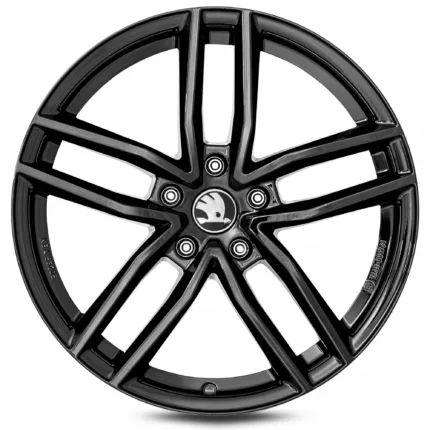 NOWE ALUFELGI 18" SKODA ENYAQ KAROQ OCTAVIA SUPERB 5X112 - CZARNY POŁYSK