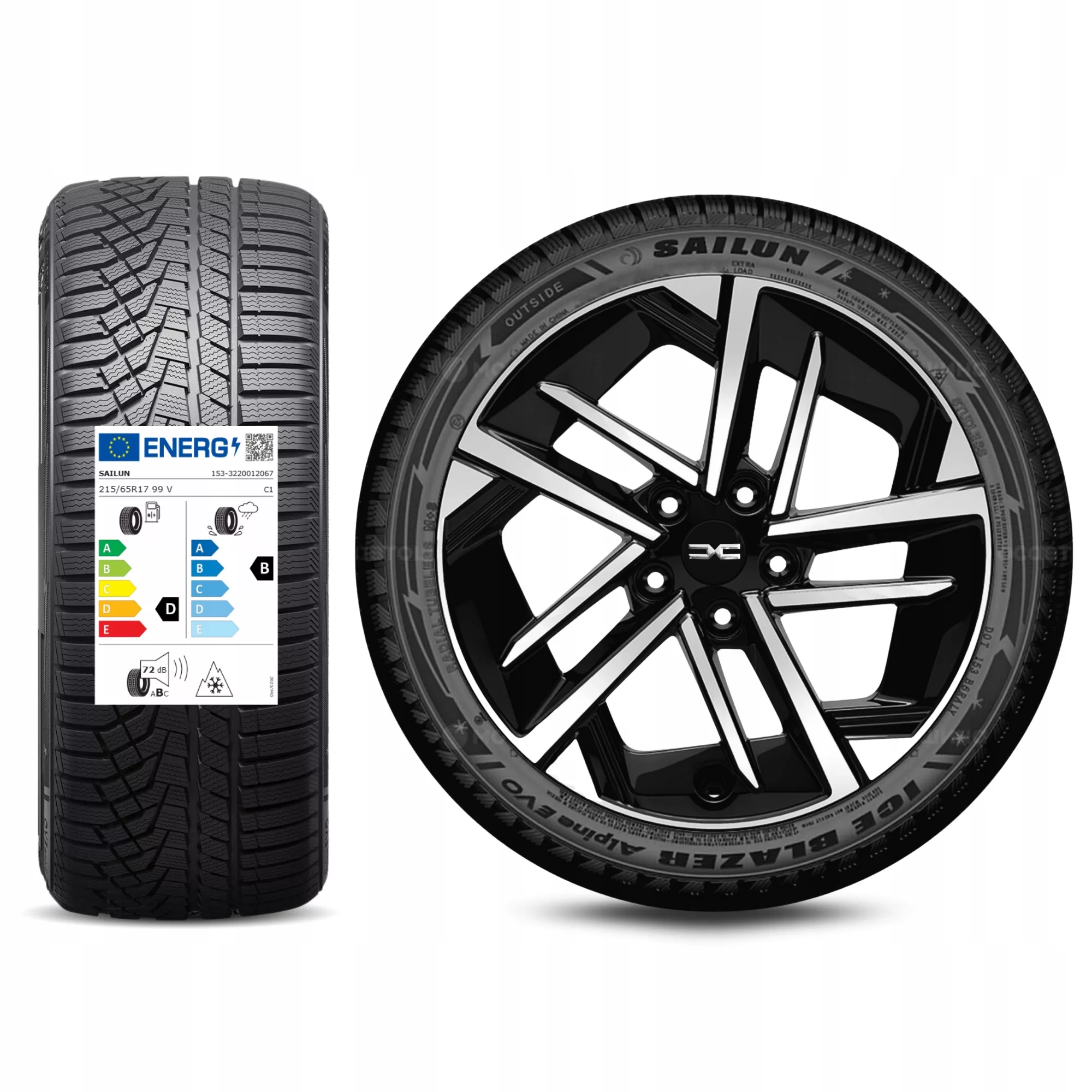 4-x-Nowe-kola-zimowe-17-DACIA-Duster-Bigster-DJF-Sailun-215-65R17-5114-3