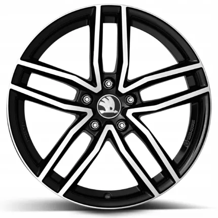 NOWE ALUFELGI 18" SKODA KAROQ OCTAVIA SUPERB YETI 5X112 - CZARNY POLER