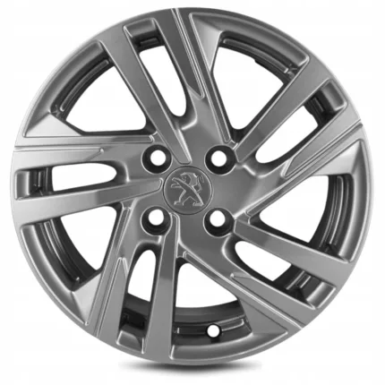 Oryginalne Alufelgi 16" Peugeot OE 208 - Grafit Połysk