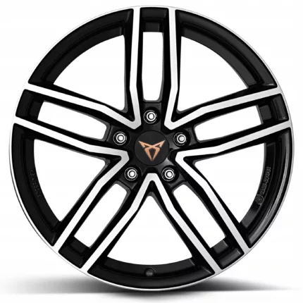 NOWE ALUFELGI 18" CUPRA ATECA 5FP LEON KL SP 5x112 - CZARNY POLER