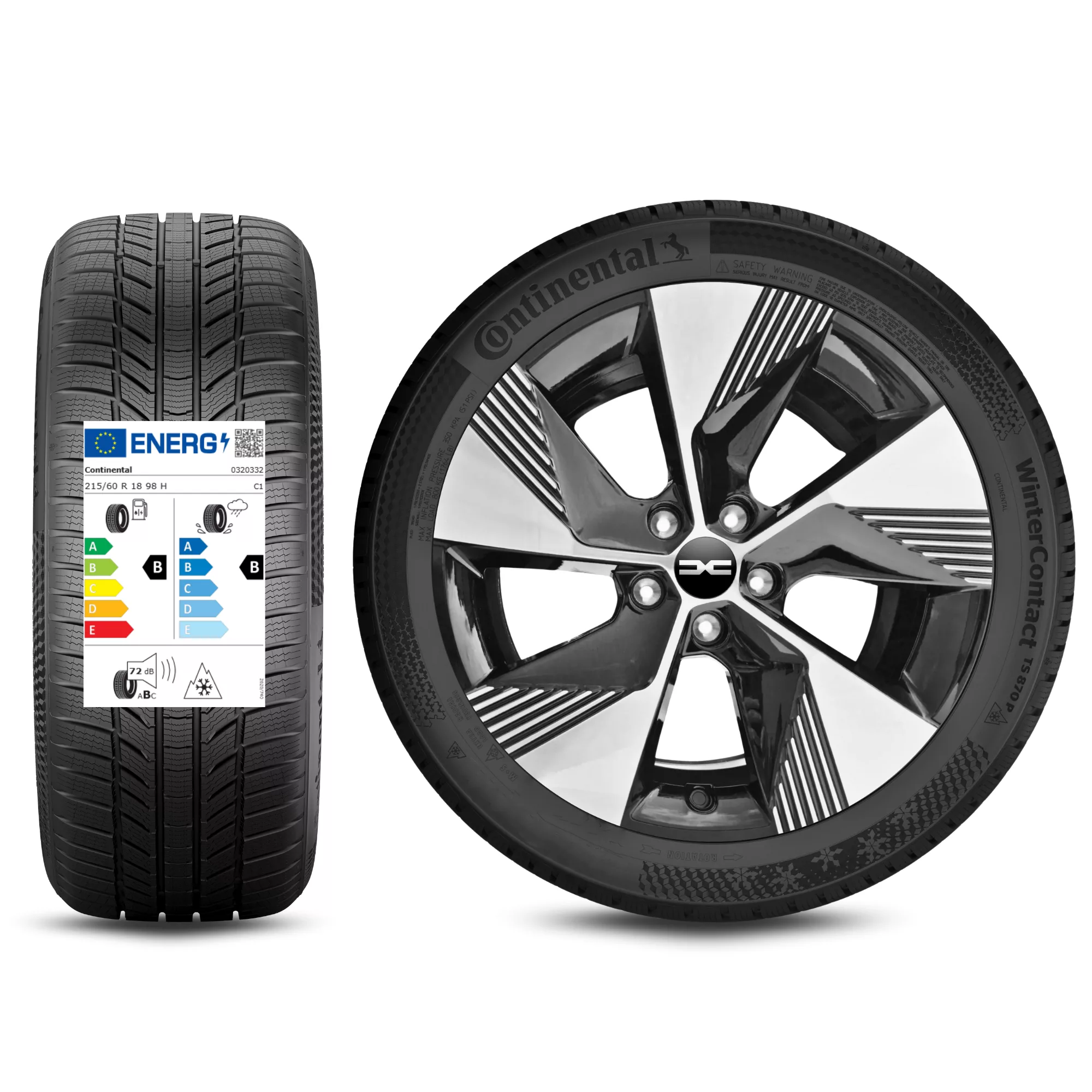 opona i koło continental 27550R20 zimas
