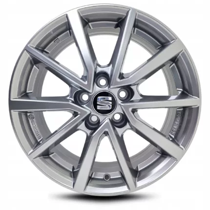 Nowe Alufelgi 17" Seat Ibiza Arona 5x100 Srebrny Połysk