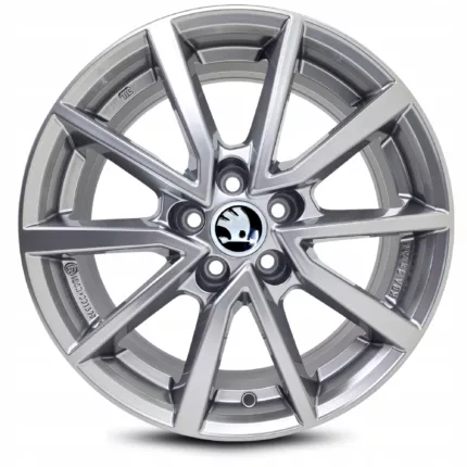 Nowe Alufelgi Skoda 17" Fabia Kamiq Scala Roomster Scout Rapid Srebrny