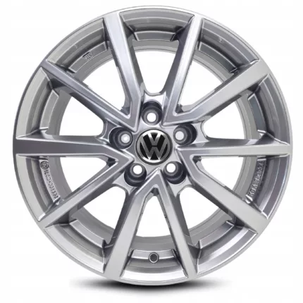 Nowe Alufelgi 17" VW Fox Golf T-cross POLO 5x100 Srebrny PołysK
